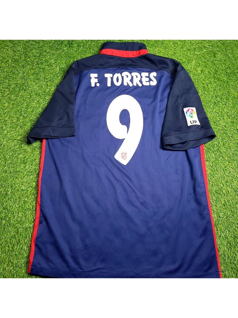 Torres Atletico Madrid 2015 2016 Away Soccer Jersey L SKU# 686333-410